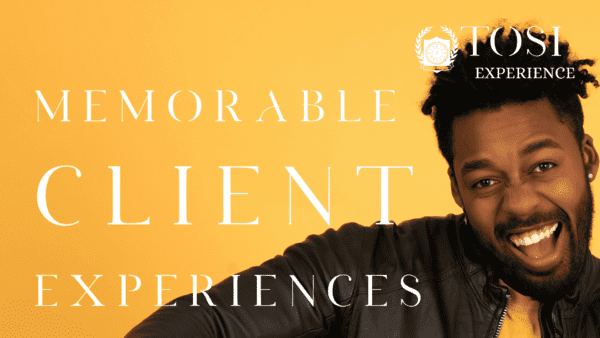 Don't just do a service, Create an experience