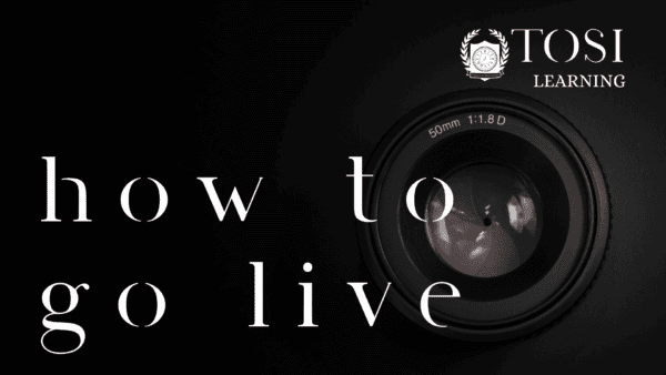 Learning how to go LIVE: a step-by-step tutorial for Small Business Owners