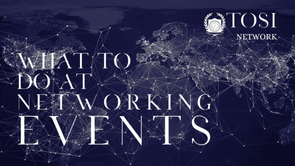 What to do at networking events